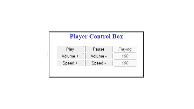 Audio- A Custom Player with Designed Control Box