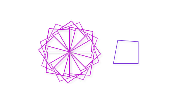 Canvas- Make Beautiful Shapes by Rotation and Transformation