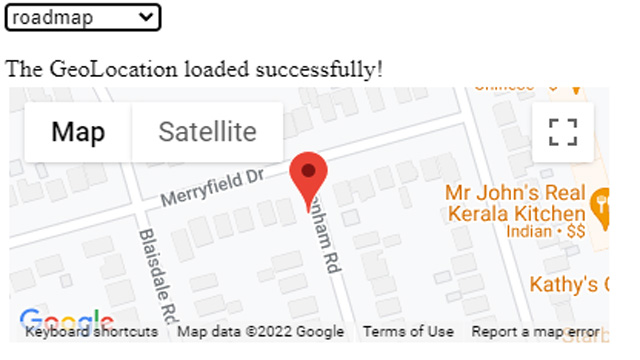 GeoLocation Dynamic- Dynamically View, Zoom in and Zoom out Your Position
