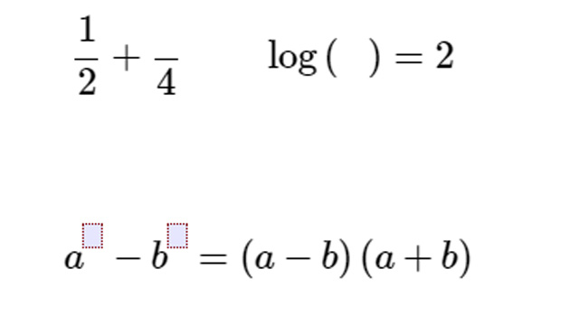 MathML- Phantom and Invisible Expressions and Boxes